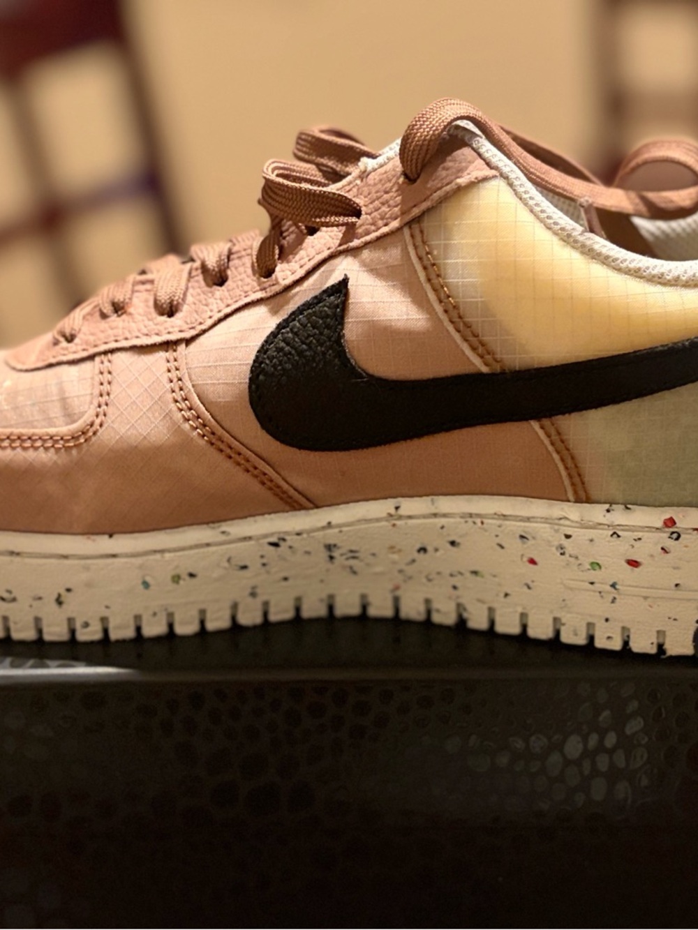 Nike Low-Top Sneakers - Dusty Pink & Black Swoosh - Picture 4 of 6